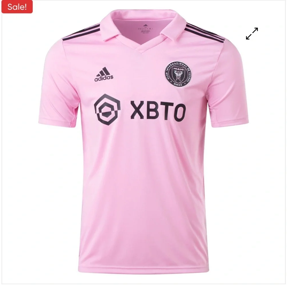 Adidas 23/24 Miami CF Home Jersey Messi 10 Pink Small New without tags